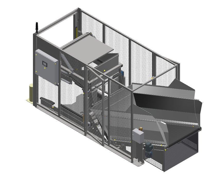 Kantelaar voor sorteercentrum