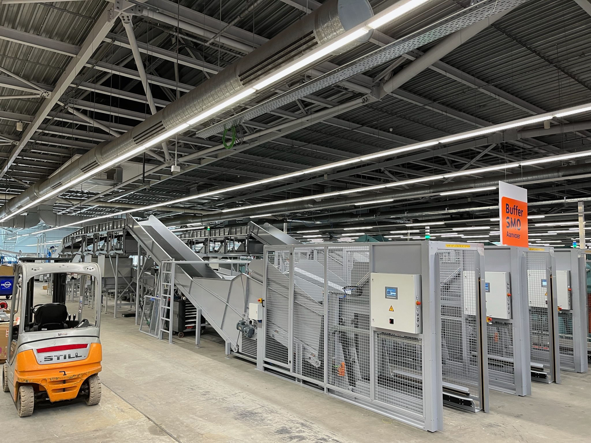 Elektrotechnische inrichting sorteercentrum